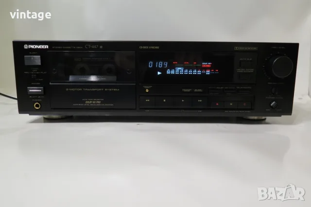 Pioneer CT-447 Stereo Cassette Tape Deck (1990), снимка 4 - Декове - 56651641
