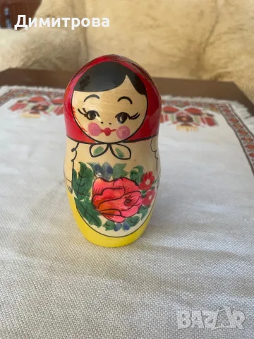 Дървени матрьошки - 5 бр., снимка 3 - Антикварни и старинни предмети - 56635525