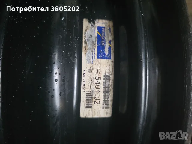 железни джанти пежо 307, снимка 2 - Гуми и джанти - 56720694