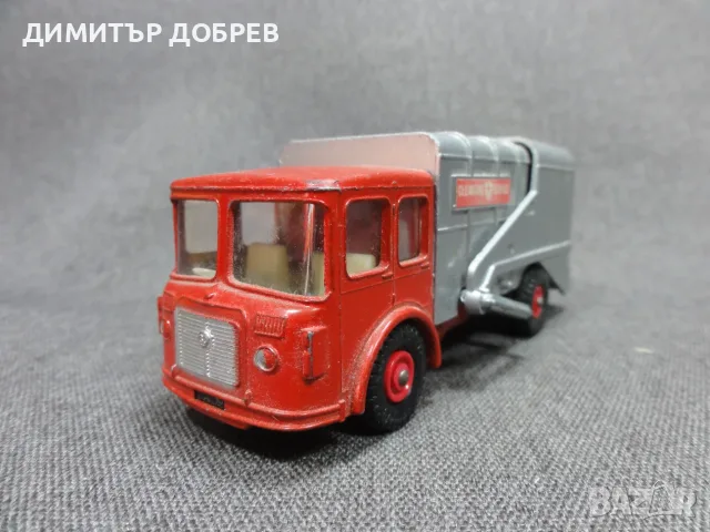 СТАРА РЕТРО МЕТАЛНА КОЛИЧКА БОКЛУКЧИЙСКИ КАМИОН MATCHBOX LESNEY KING SIZE K-7 REFUSE TRUCK ENGLAND