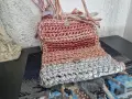 официална дамска чанта с ресни тип плик, снимка 2