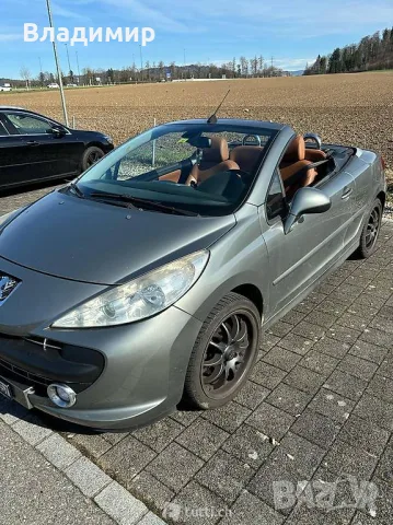 Pejo 207 cc cabrio, снимка 8 - Автомобили и джипове - 56600807