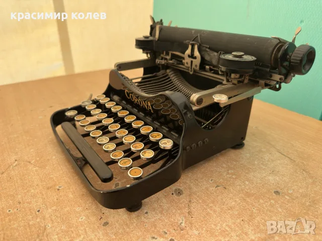 компактна сгъваема машина "CORONA", снимка 4 - Антикварни и старинни предмети - 56570479