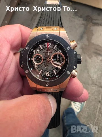 CLONING!!!Мъжки механичен луксозен часовник HUBLOT 