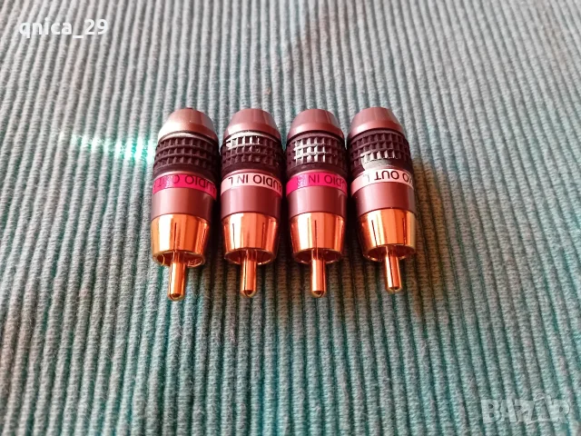RCA чинчове с 5мм отвор за кабел