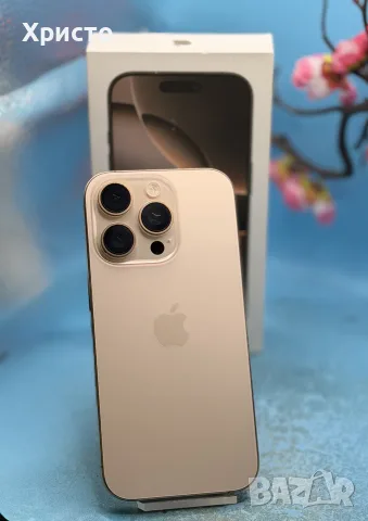 Apple iPhone 16 Pro, 128GB, 5G, Desert Titanium, снимка 4 - Apple iPhone - 56572999