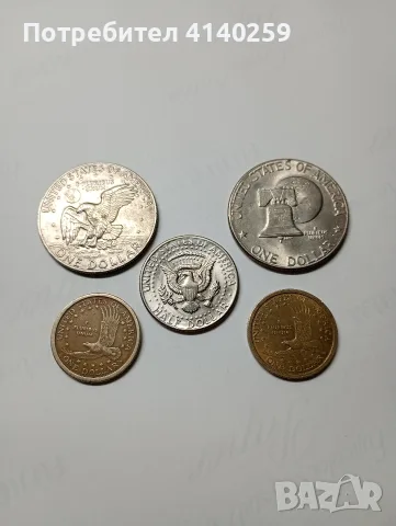 САЩ МОНЕТИ 1 ДОЛАР 1974 Г 