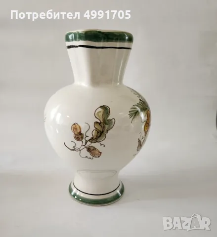 Керамична голяма ваза, снимка 2 - Вази - 56745021