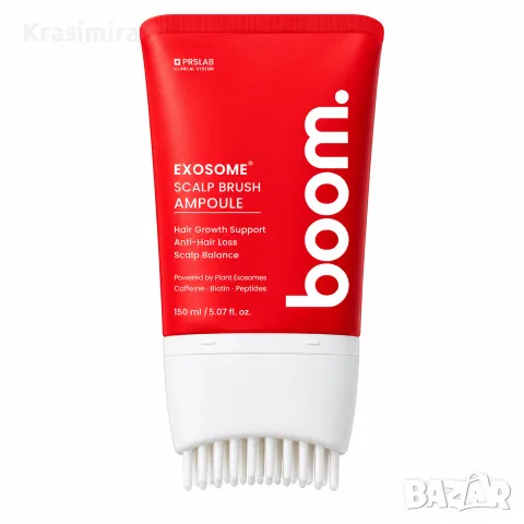 BOOM Exosome Scalp Brush Ampoule 150 мл – Серум против косопад за стимулиране на растежа на косата