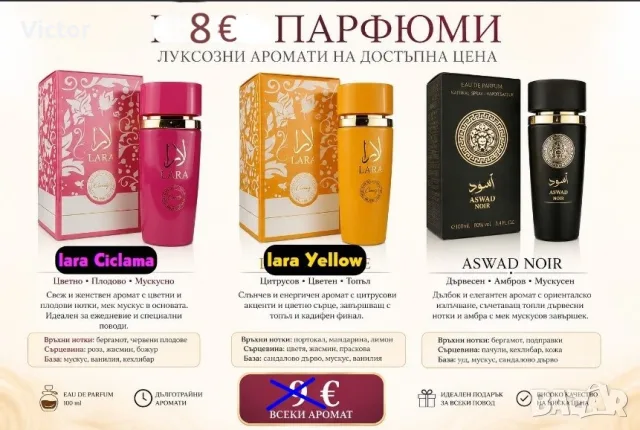 Парфюми на достъпни цени, снимка 6 - Унисекс парфюми - 56634083