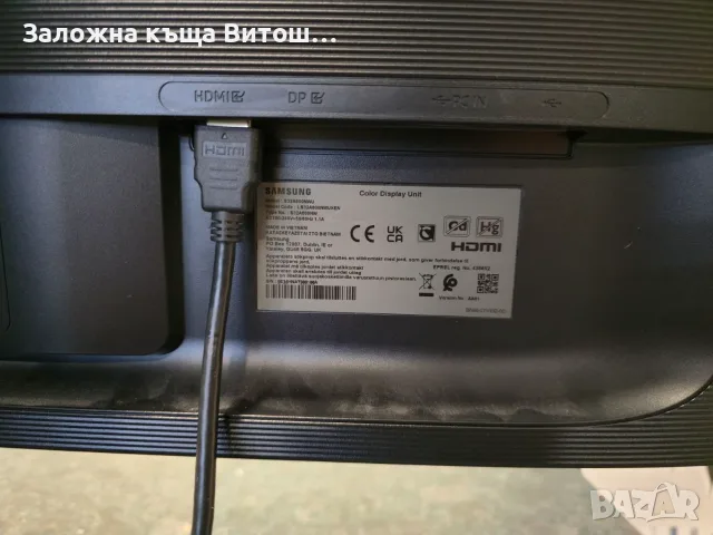 Монитор Samsung S32A600NWU 32 инча, снимка 8 - Монитори - 56570663