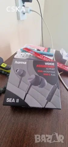 слушалки за уши hama, снимка 2 - Слушалки, hands-free - 56625252