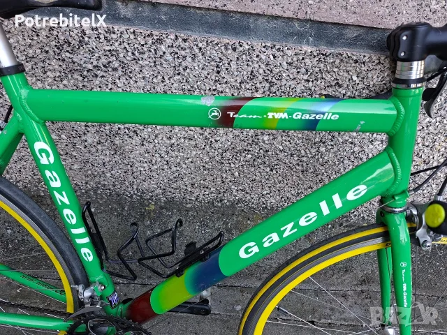 Велосипед шосеен Gazelle Team TVM, снимка 2 - Велосипеди - 56587080