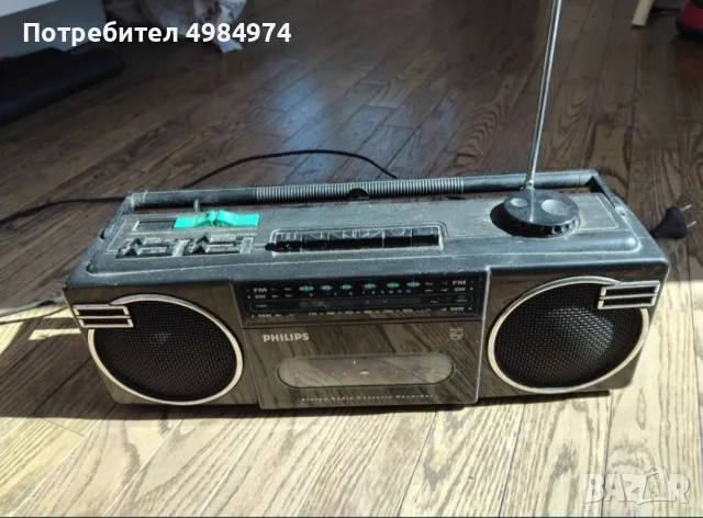 Philips D 8090/00 stereo radio cassette recorder, снимка 2 - Радиокасетофони, транзистори - 56593208