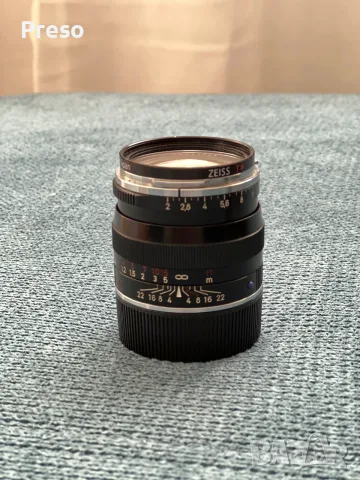 Carl zeiss planar 50/2 leica M , снимка 2 - Обективи и филтри - 56561142