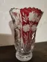 Ваза чешки кристал Бохемия, снимка 1