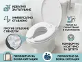 Бяла приставка за тоалетна чиния, снимка 1
