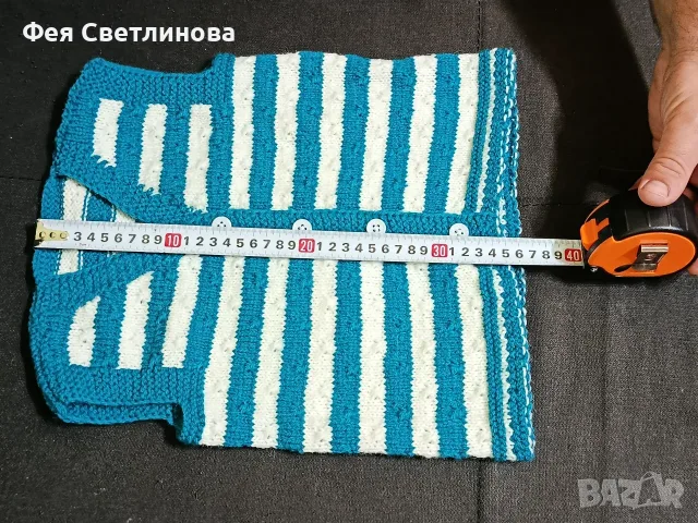 Ръчно плетени елечета , снимка 6 - Елеци - 56641615