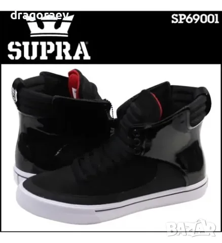 Нови кецове Supra Kondor Black, оригинал, снимка 3 - Кецове - 56657630