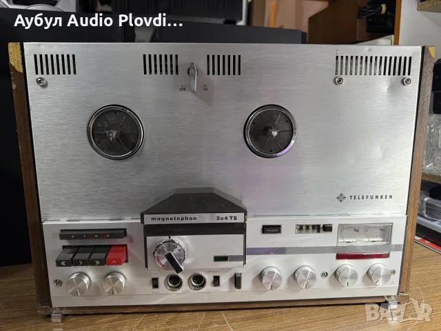 Telefunken Magnetophon 204 TS - Магнетофон с ролка, произведен в Западна Германия 