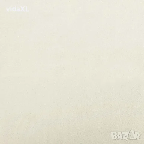 vidaXL Бар табуретка, кремава, кадифе, снимка 8 - Столове - 56147128