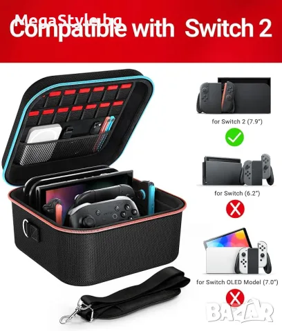  калъф   Ivoler „Всичко в едно“ за Nintendo Switch 2 (2025), снимка 2 - Аксесоари - 56596012