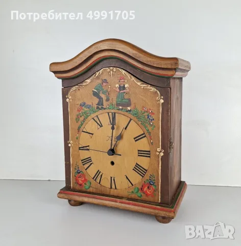 Дървен декоративен часовник