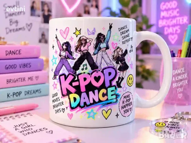 Керамична чаша „K-POP DANCE“