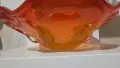 Масивна стъклена фруктиера, снимка 5