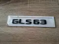 черен надпис Mercedes Benz GLS 63, снимка 1