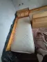 Легла от естествено дърво (чам) с 2 ракли, снимка 1