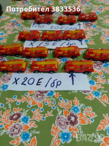 ЛОТ Matchbox Blaze Buster Българско произв.  пожарни