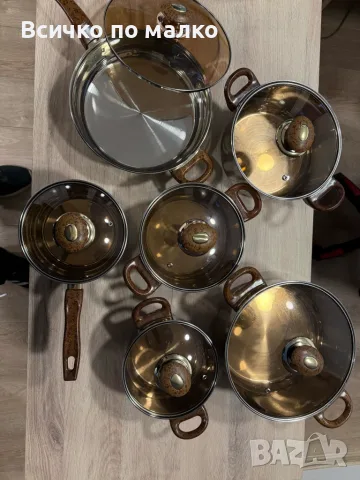 Комплект съдове за готвене, снимка 8 - Съдове за готвене - 56718826