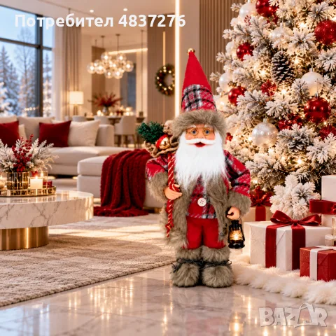 Стояща фигура на Дядо Коледа, снимка 9 - Декорация за дома - 56627857