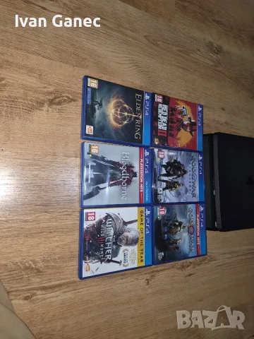 ps4 + оригинален контролер и игри