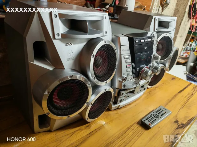 аудиосистема aiwa 2x225 w, снимка 2 - Аудиосистеми - 56713819