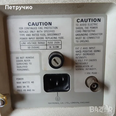 Осцилоскоп Tektronix 2235-работещ, снимка 5 - Измервателни инструменти - 56560115