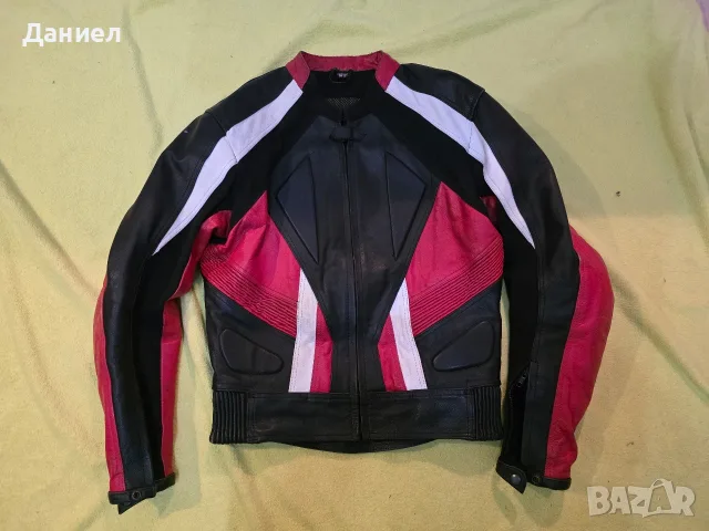 Кожено дамско мото яке Bikers gear, размер M, UK 38, EU 48, US 38.