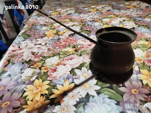 Старо медно джезве, снимка 2 - Антикварни и старинни предмети - 56601587