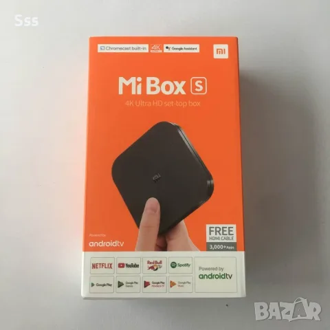 Android Box - Xiaomi Mi Box S мултимедиен плеър, снимка 6 - Приемници и антени - 56730013
