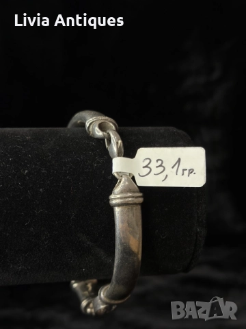 Сребърна гривна 925, снимка 5 - Гривни - 56685190