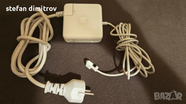 Зарядно за Apple MacBook - 60W MagSafe - A1184, снимка 5 - Лаптоп аксесоари - 56588229