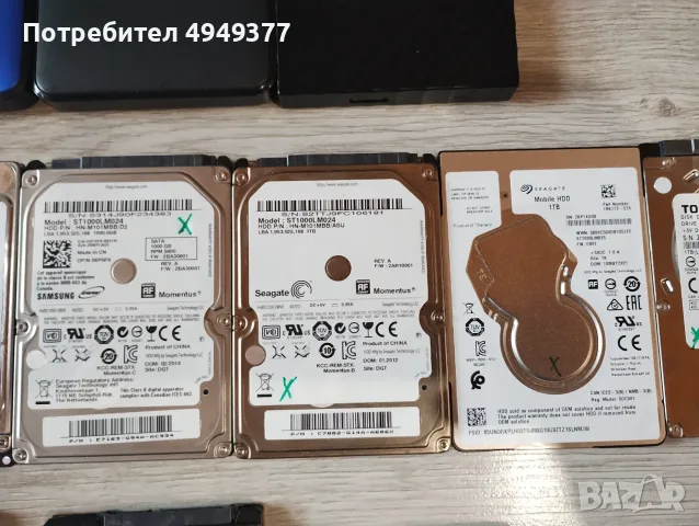 РАЗЧИСТВАНЕ хард дискове  HDD 2.5", снимка 3 - Твърди дискове - 56741390