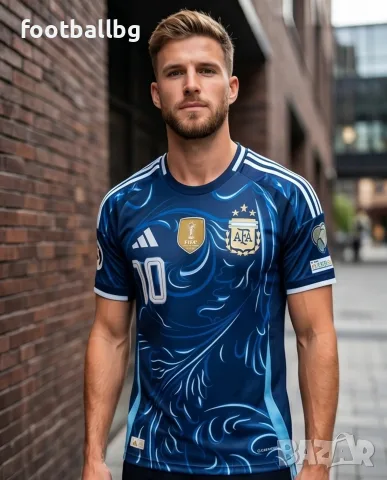 Мъжка футболна тениска MESSI 10 💙⚽️ ARGENTINA 🇦🇷 