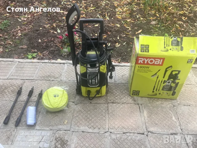 Водоструйка Ryobi 1800W 130 bara като нова пълен комплект