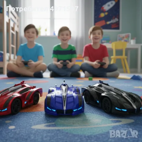 Антигравитационна каскадьорска кола – кара по стени, таван и под Stunt Car 360°