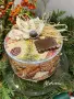 Кръгли, коледни кутийки🎄, снимка 4