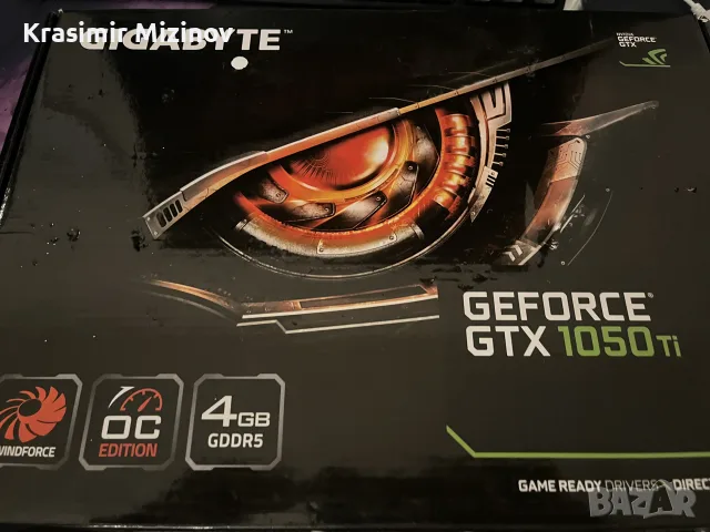 Видеокарта Gigabyte GeForce GTX 1050 Ti Windforce OC 4GB GDDR5