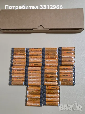 50 броя алкални батерии с марка Amazon Basics (размер AAA, 1.5V)



Цена-10 евро за всички