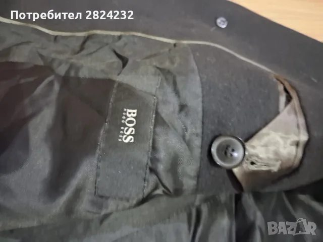 Мъжко палто на BOSS , снимка 5 - Палта - 56660505